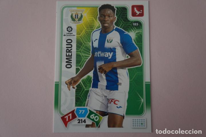 Cromos de F&uacute;tbol: CROMO CARD DE FUTBOL OMERUO DEL C.D. LEGANES N&ordm; 185 LIGA ADRENALYN XL 2019-2020/19-20