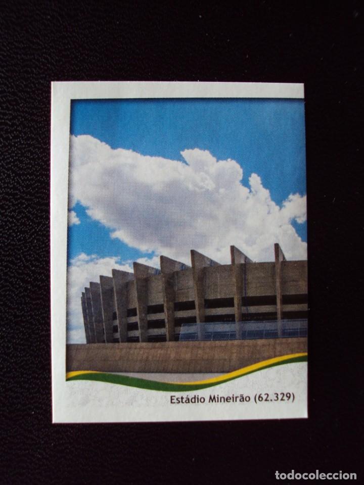 Cromos de f&uacute;tbol: 8 ESTADIO MINEIRAO BELO HORIZONTE MUNDIAL FUTBOL BRASIL 2014 FIFA WORLD CUP PANINI CROMO