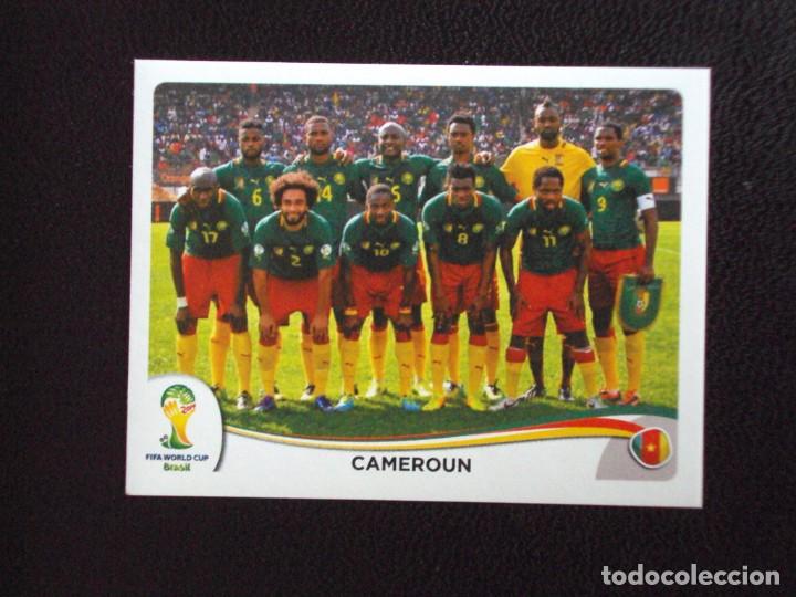 Cromos de f&uacute;tbol: 90 EQUIPO CAMER&Uacute;N MUNDIAL FUTBOL BRASIL 2014 FIFA WORLD CUP PANINI CROMO NUEVO