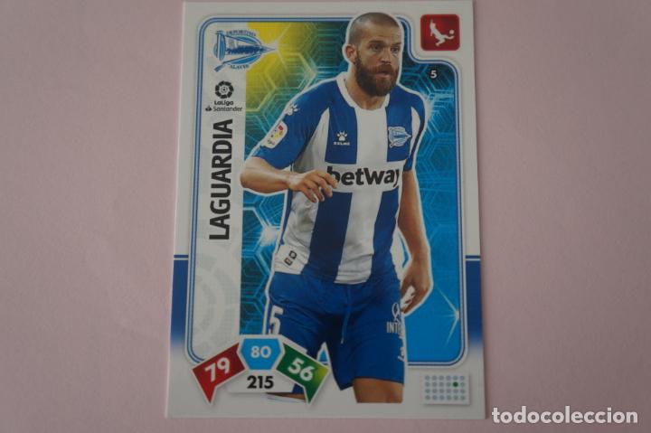 Cromos de F&uacute;tbol: CROMO CARD DE FUTBOL LAGUARDIA DEL DEPORTIVO ALAVES N&ordm; 5 LIGA ADRENALYN XL 2019-2020/19-20
