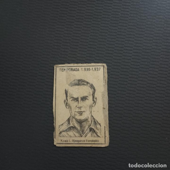 Cromos de Futebol: OJANGUREN FERNANDEZ CERILLAS Y FOSFOROS 1936 1937 CROMO FUTBOL LIGA 37 36 - RF0 - 142 - PG19-27