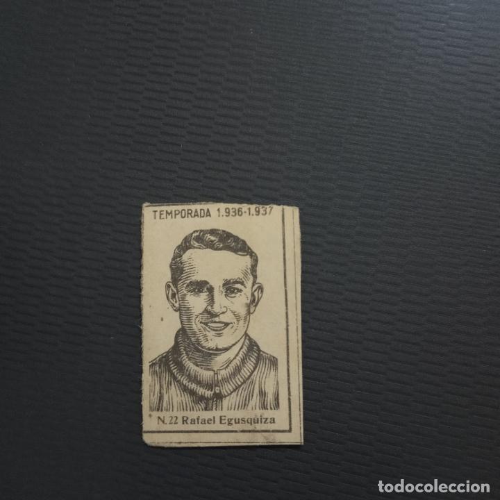 Cromos de Futebol: RAFAEL EGUSQUIZA CERILLAS Y FOSFOROS 1936 1937 CROMO FUTBOL LIGA 36 37 - RF0 - 22 - PG55-63