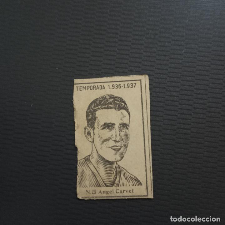 Cromos de Futebol: ANGEL CARVET CERILLAS Y FOSFOROS 1936 1937 CROMO FUTBOL LIGA 36 37 - RF0 - 25 - PG55-63