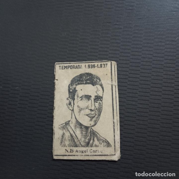Cromos de Futebol: ANGEL CARVET CERILLAS Y FOSFOROS 1936 1937 CROMO FUTBOL LIGA 36 37 - RF0 - 25 - PG55-63
