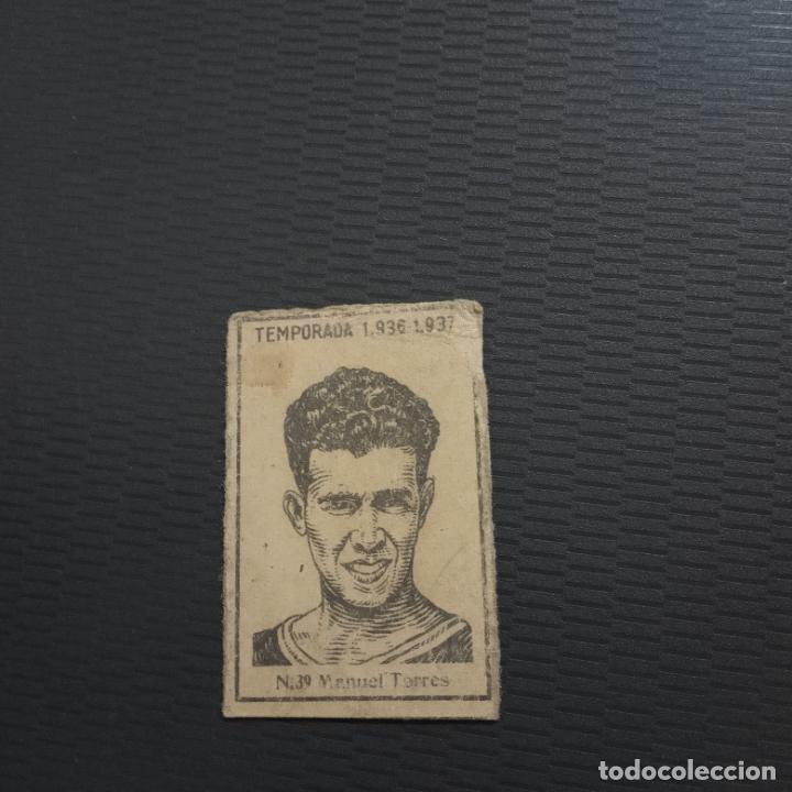 Cromos de Futebol: MANUEL TORRES CERILLAS Y FOSFOROS 1936 1937 CROMO FUTBOL LIGA 36 37 - RF0 - 39 - PG73-81 ESPA&Ntilde;OL