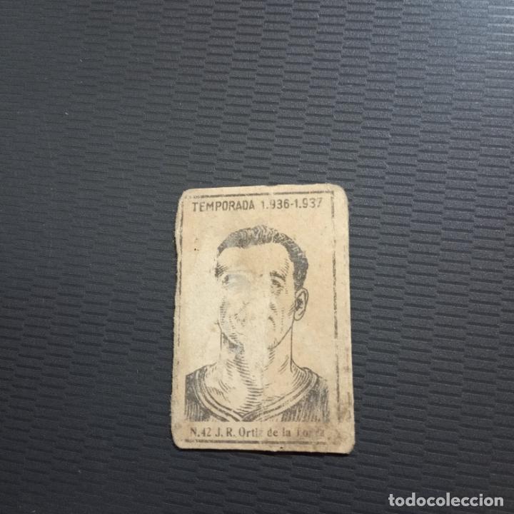 Cromos de Futebol: ORTIZ DE LA TORTA CERILLAS Y FOSFOROS 1936 1937 CROMO FUTBOL LIGA 36 37 - RF0 - 42 - PG82-90