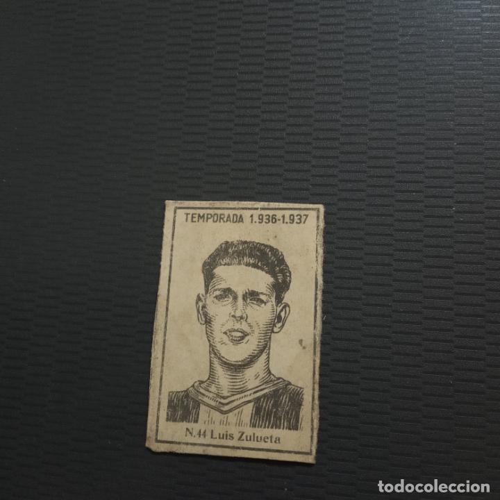 Cromos de Futebol: LUIS ZULUETA MADRID CERILLAS Y FOSFOROS 1936 1937 CROMO FUTBOL LIGA 36 37 - RF0 - 44 - PG82-90