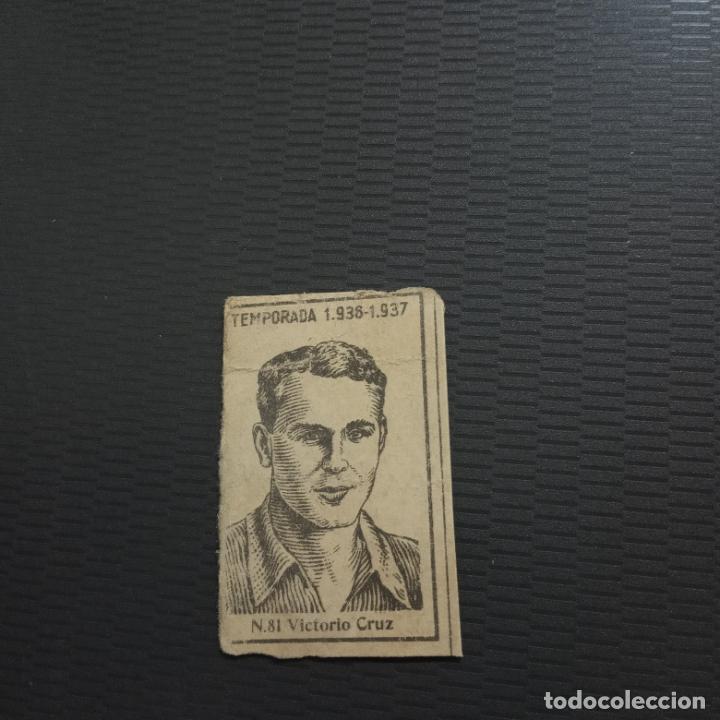 Cromos de Futebol: VICTOR CRUZ CERILLAS Y FOSFOROS 1936 1937 CROMO FUTBOL LIGA 36 37 - RF0 - 81 - PG91-99