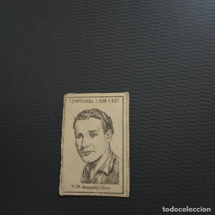 Cromos de Futebol: JOAQUIN GROS CERILLAS Y FOSFOROS 1936 1937 CROMO FUTBOL LIGA 36 37 - RF0 - 85 - PG100-108
