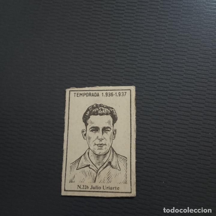 Cromos de Futebol: JULIO URIARTE CERILLAS Y FOSFOROS 1936 1937 CROMO FUTBOL LIGA 36 37 - RF0 - 226 - PG100-108