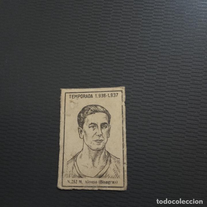 Cromos de Futebol: ALONSO BISAGRAS CERILLAS Y FOSFOROS 1936 1937 CROMO FUTBOL LIGA 36 37 - RF0 - 252 - PG100-108