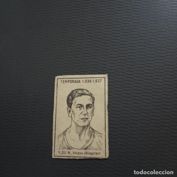 Cromos de Futebol: ALONSO BISAGRAS CERILLAS Y FOSFOROS 1936 1937 CROMO FUTBOL LIGA 36 37 - RF0 - 252 - PG100-108