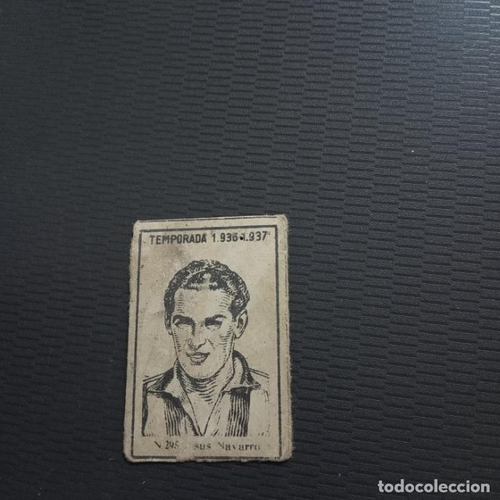 Figurine di Calcio: JESUS NAVARRO CERILLAS Y FOSFOROS 1936 1937 CROMO FUTBOL LIGA 36 37 - RF0 - 295 - PG127-135
