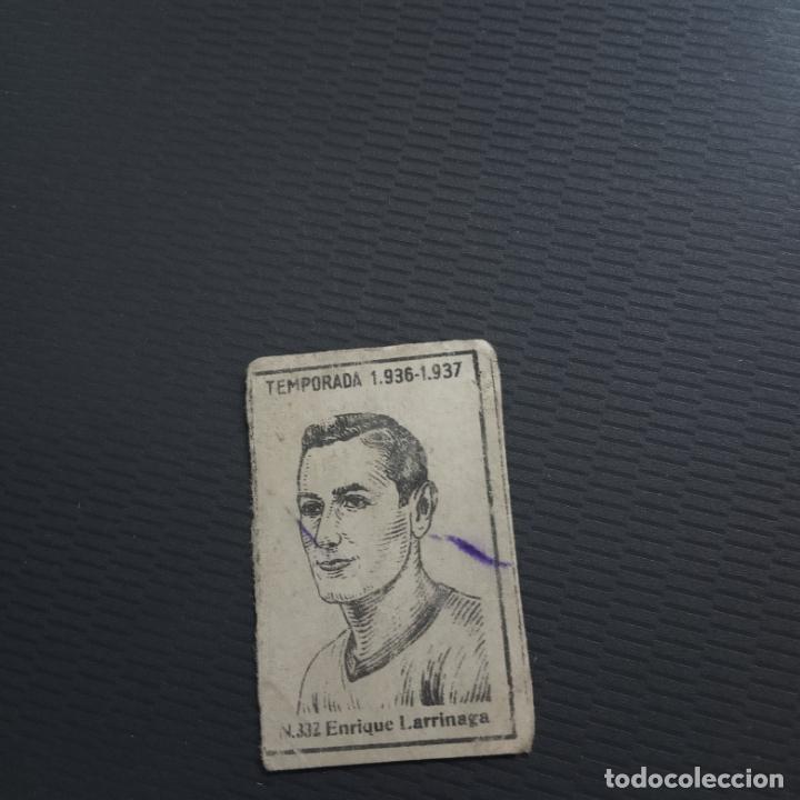 Figurine di Calcio: ENRIQUE LARRINAGA CERILLAS Y FOSFOROS 1936 1937 RACING FUTBOL LIGA 36 37 - 332 - PG163-172-180