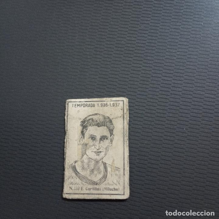 Figurine di Calcio: CORTI&Ntilde;AS MILUCHO CERILLAS Y FOSFOROS 1936 1937 RACING FUTBOL LIGA 36 37 - 333 - PG163-181-189 A11