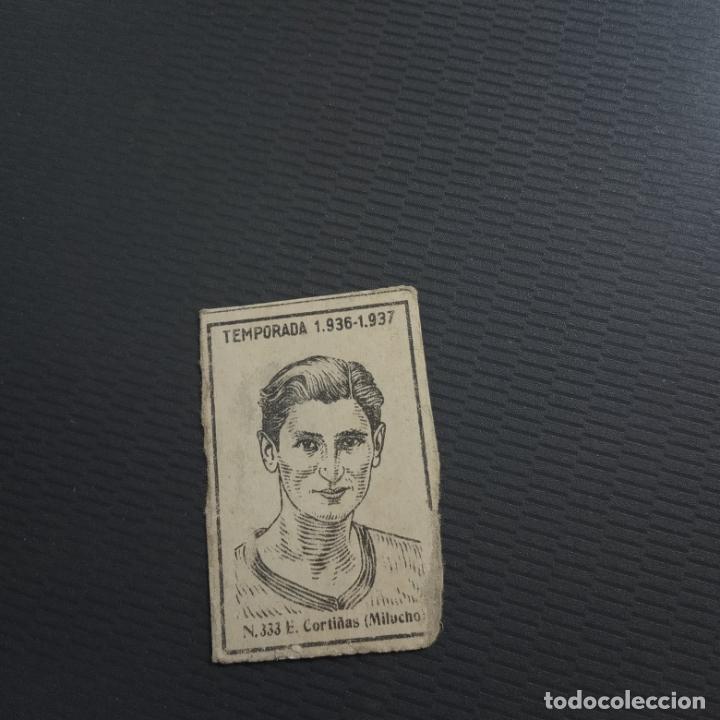 Figurine di Calcio: CORTI&Ntilde;AS MILUCHO CERILLAS Y FOSFOROS 1936 1937 RACING FUTBOL LIGA 36 37 - 333 - PG163-181-189 A11