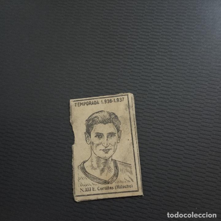 Figurine di Calcio: CORTI&Ntilde;AS MILUCHO CERILLAS Y FOSFOROS 1936 1937 RACING FUTBOL LIGA 36 37 - 333 - PG163-181-189 A11