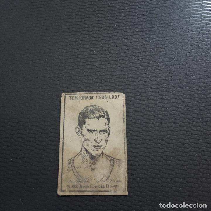 Figurine di Calcio: JOSE GARCIA DURAN CERILLAS Y FOSFOROS 1936 1937 CROMO FUTBOL LIGA 36 37 - 352 - PG199-207 A11