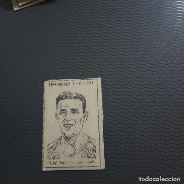 Figurine di Calcio: JULIAN GARCIA BOLADO CERILLAS Y FOSFOROS 1936 1937 CROMO FUTBOL LIGA 36 37 - 367 - PG217-225 A11