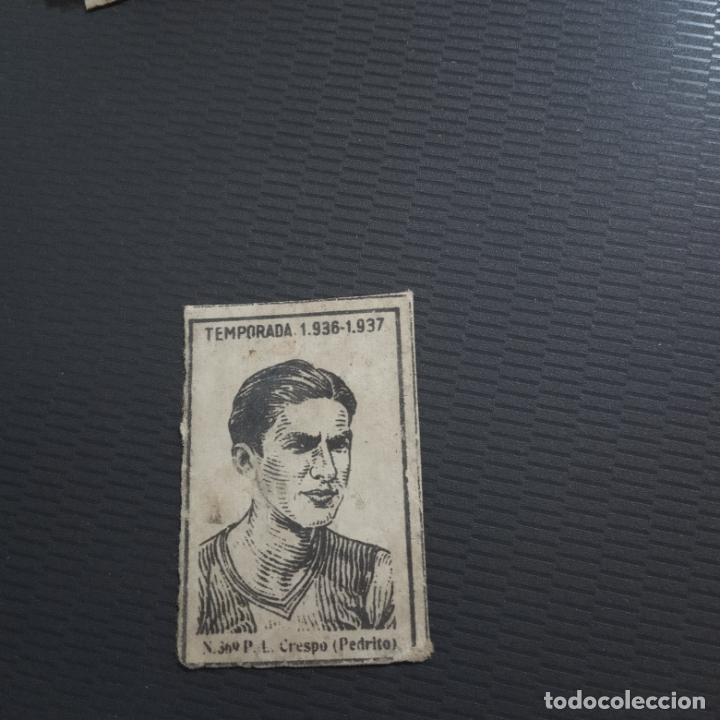 Figurine di Calcio: CRESPO PEDRITO CERILLAS Y FOSFOROS 1936 1937 CROMO FUTBOL LIGA 36 37 - 369 - PG217-225 A11