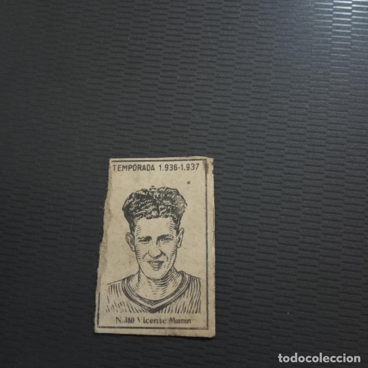 Figurine di Calcio: VICENTE MARIN CERILLAS Y FOSFOROS 1936 1937 CROMO FUTBOL LIGA 36 37 - 380 - PG235-243 A11