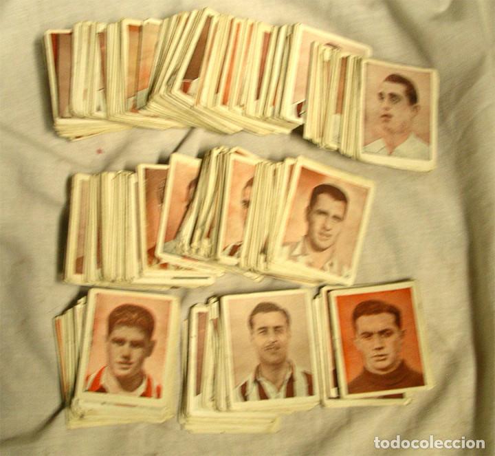 Fu&szlig;ball-Sticker: Album Foto Pelicula Cromos futbol Liga 1943, Editorial Cisne Chocolates Montseny, precio unidad