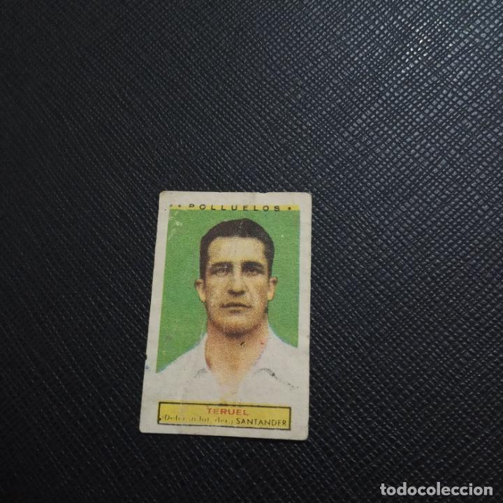 Fu&szlig;ball-Sticker: TERUEL RACING SANTANDER AZAFRANES POLLUELOS 1953 1954 CROMO FUTBOL 53 54 - FR0 - A11 - PGN343