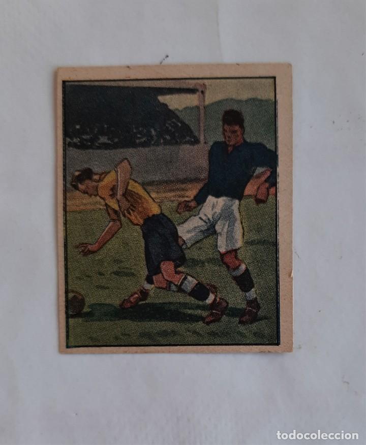 Cromos de f&uacute;tbol: CROMO ESTUDIANTIL NUMERO 1 - 1941 JUEGO F&Uacute;TBOL 93