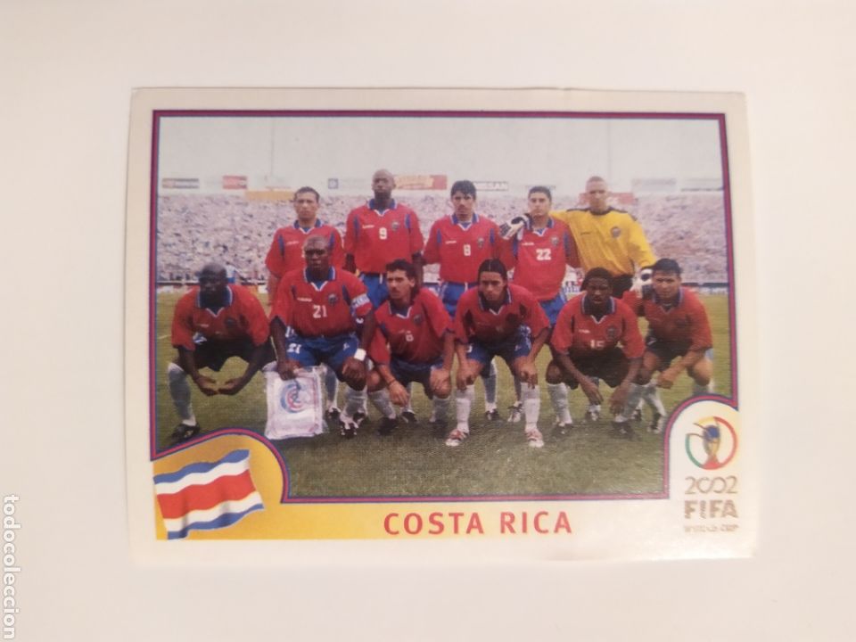 Cartes &agrave; collectionner de Football: FIFA World Cup Korea Japan 2002 panini alineaci&oacute;n n&deg; 223 Costa Rica
