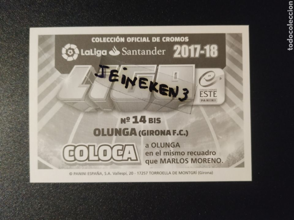 Cromos de f&uacute;tbol: Este 2017/18 1 BIS Kayode (Coloca) Girona - Foto 2