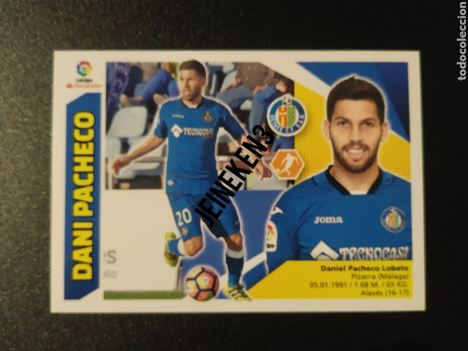 Cromos de f&uacute;tbol: Este 2017/18 12 Dani Pacheco Getafe - Foto 1