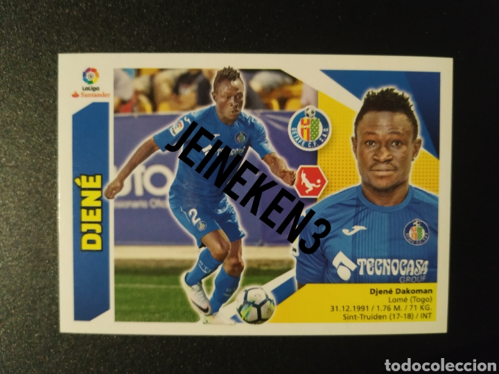 Cromos de f&uacute;tbol: Este 2017/18 4 BIS Djene (Coloca) Getafe - Foto 1