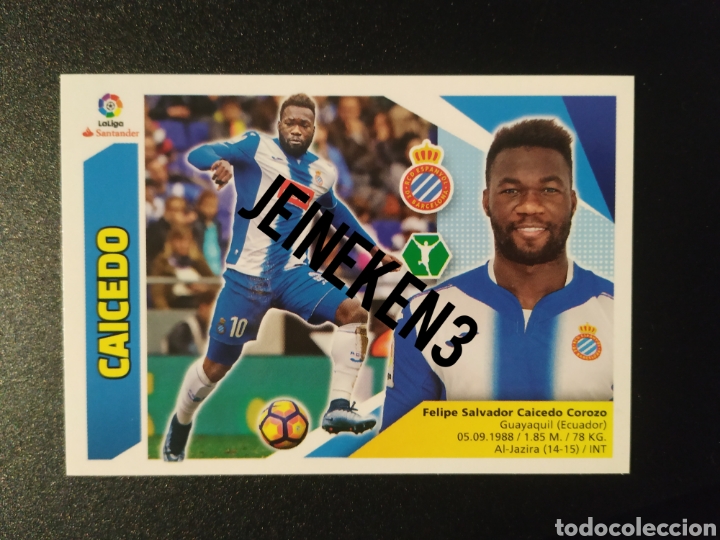 Cromos de f&uacute;tbol: Este 2017/18 15A Caicedo Espanyol - Foto 1