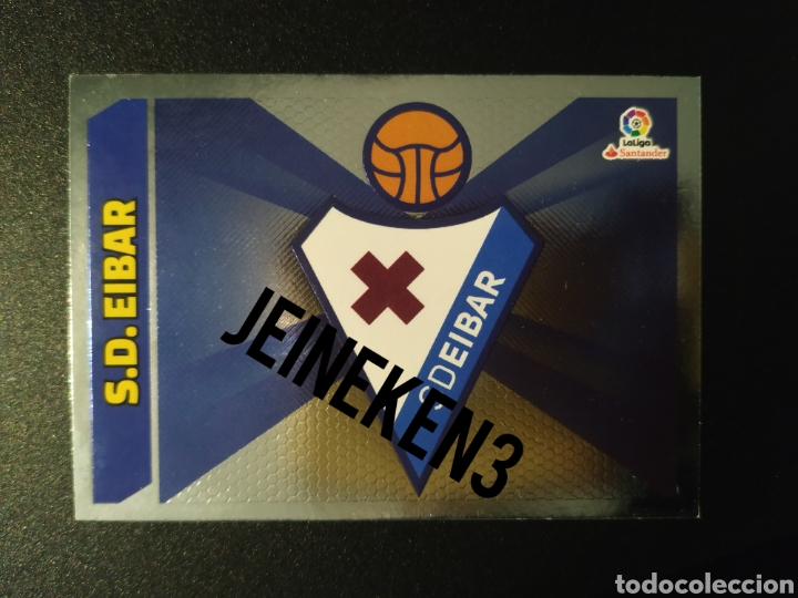 Cromos de f&uacute;tbol: Este 2017/18 15 Escudo &Eacute;ibar (Brillante) - Foto 1