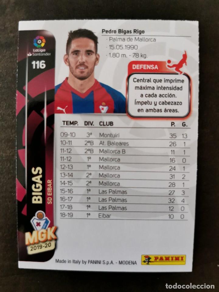 Cromos de f&uacute;tbol: Megacracks 2019/20 #116 Bigas SD Eibar - Foto 2