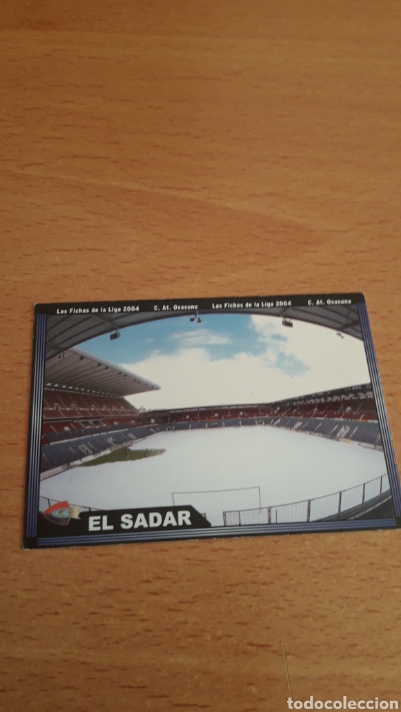 Fu&szlig;ball-Sticker: Mundicromo 03 04 El Sadar versi&oacute;n escudo estrecho