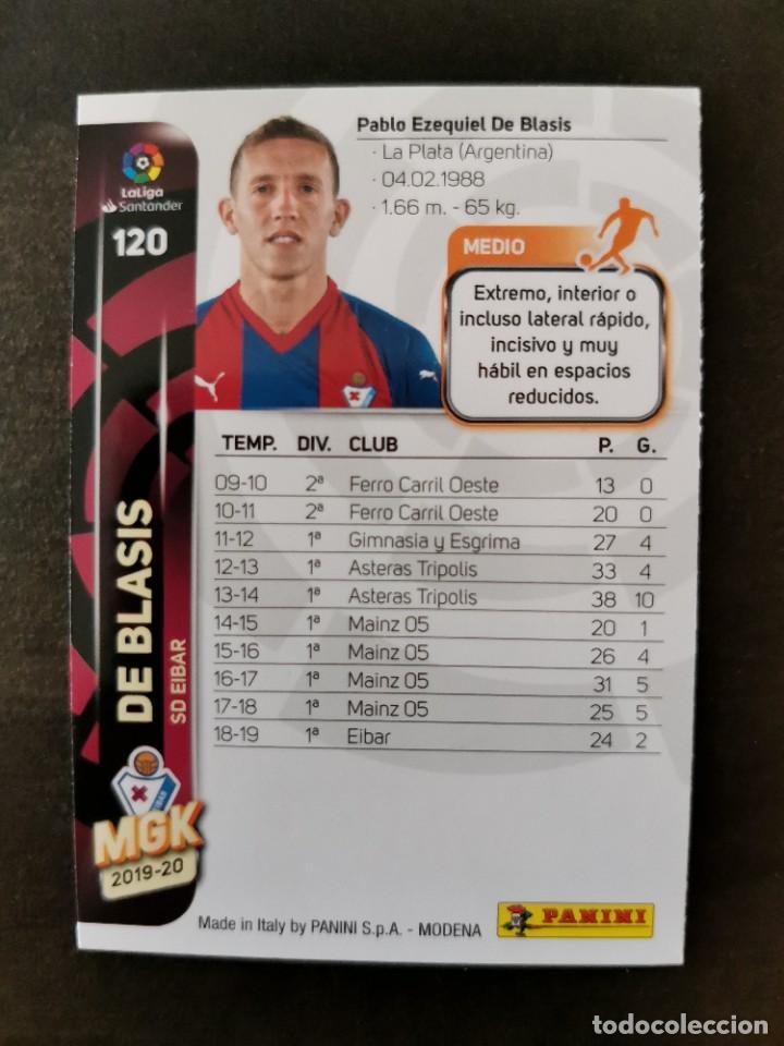 Cromos de f&uacute;tbol: Megacracks 2019/20 #120 De Blasis SD Eibar - Foto 2