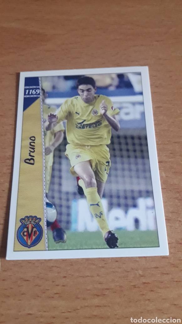 Figurine di Calcio: Mundicromo 06 07 1169 Bruno Villarreal fichaje