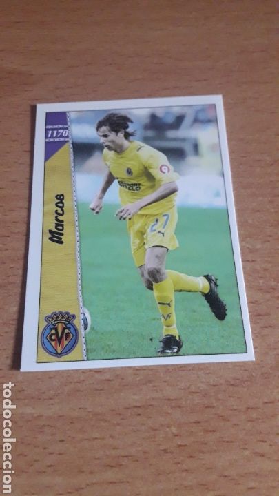 Figurine di Calcio: Mundicromo las fichas de la liga 2007 1170 Marcos Villarreal fichaje