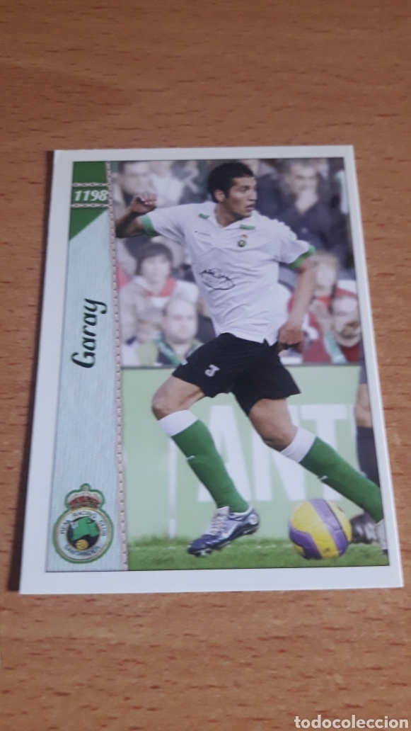Cromos de Futebol: Mundicromo 06 07 1198 Garay Racing de Santander fichaje
