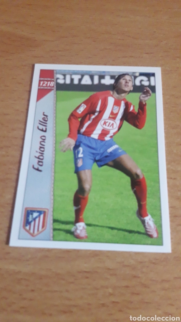 Cromos de Futebol: Mundicromo las fichas de la liga 2007 1218 Fabiano Eller Atl&eacute;tico de Madrid fichaje