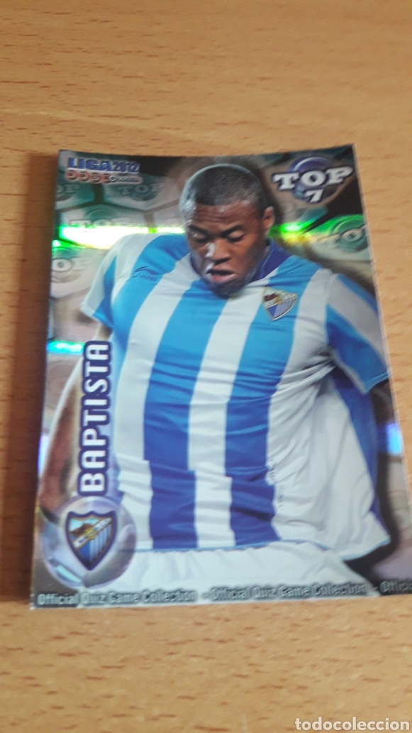Figurine di Calcio: Mundicromo 2012 601 Baptista M&aacute;laga top fondo azul raya
