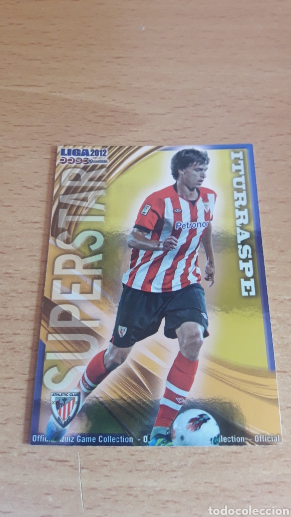 Figurine di Calcio: Mundicromo 2012 158 Iturraspe Athletic de Bilbao superstar brillante