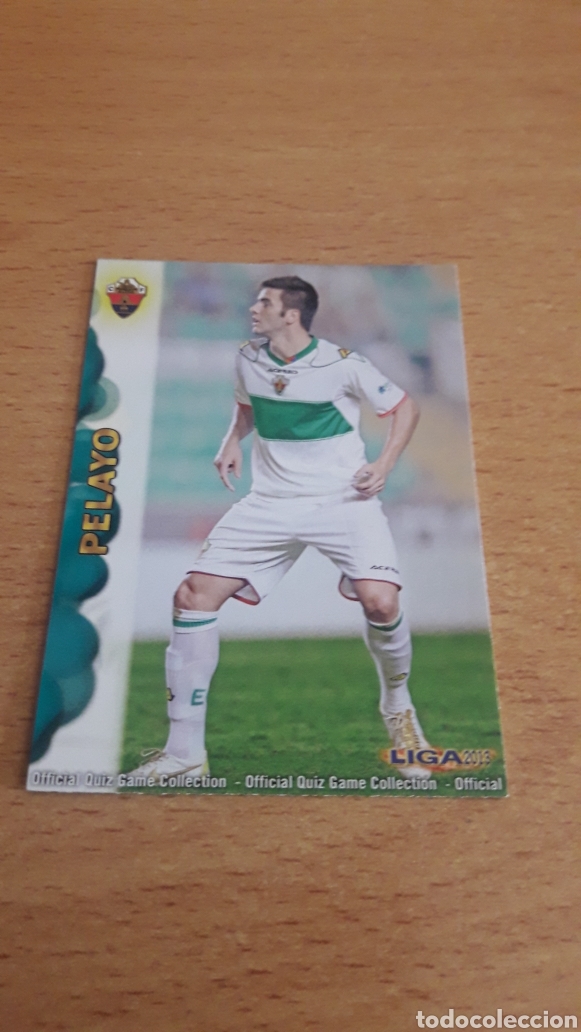 Figurine di Calcio: Mundicromo 2013 1186 Pelayo Elche fichaje +III