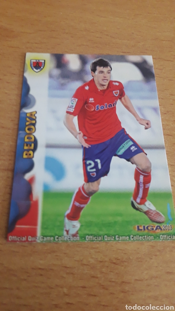 Cromos de F&uacute;tbol: Mundicromo 2013 1190 Bedoya Numancia fichaje +III