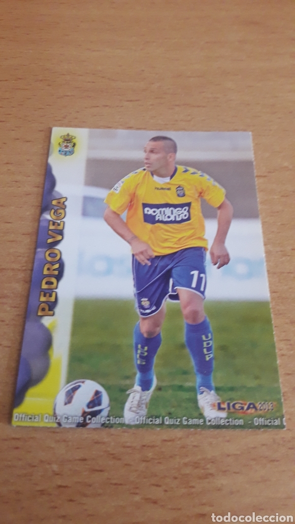 Cromos de f&uacute;tbol: Mundicromo 2013 1196 Pedro Vega Las Palmas fichaje +III