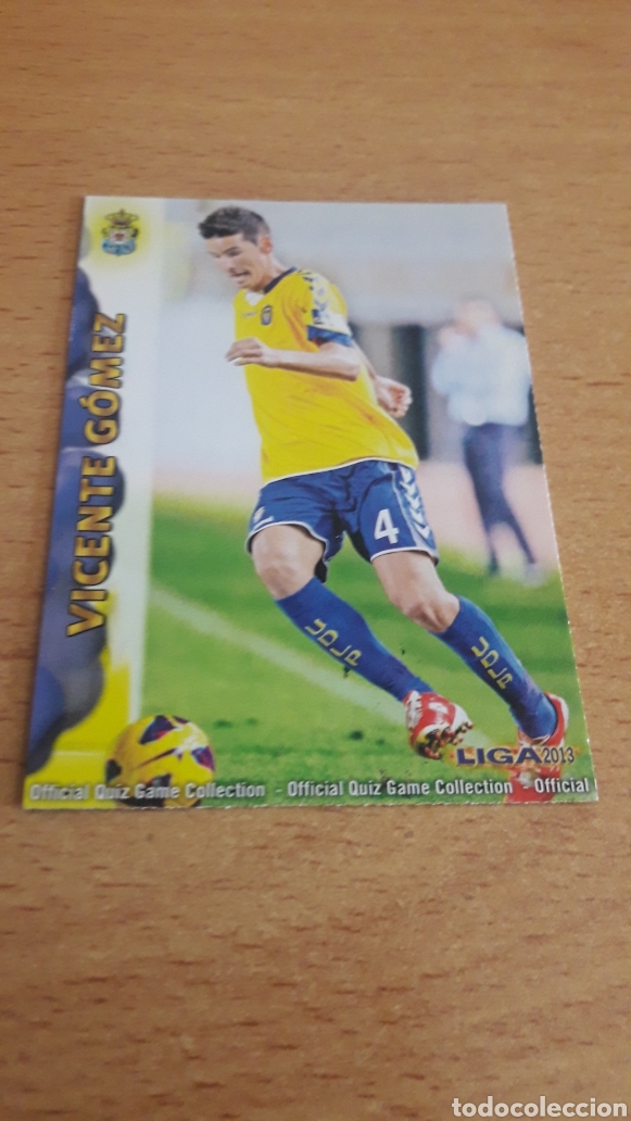 Figurine di Calcio: Mundicromo 2013 1201 Vicente G&oacute;mez Las Palmas fichaje +III
