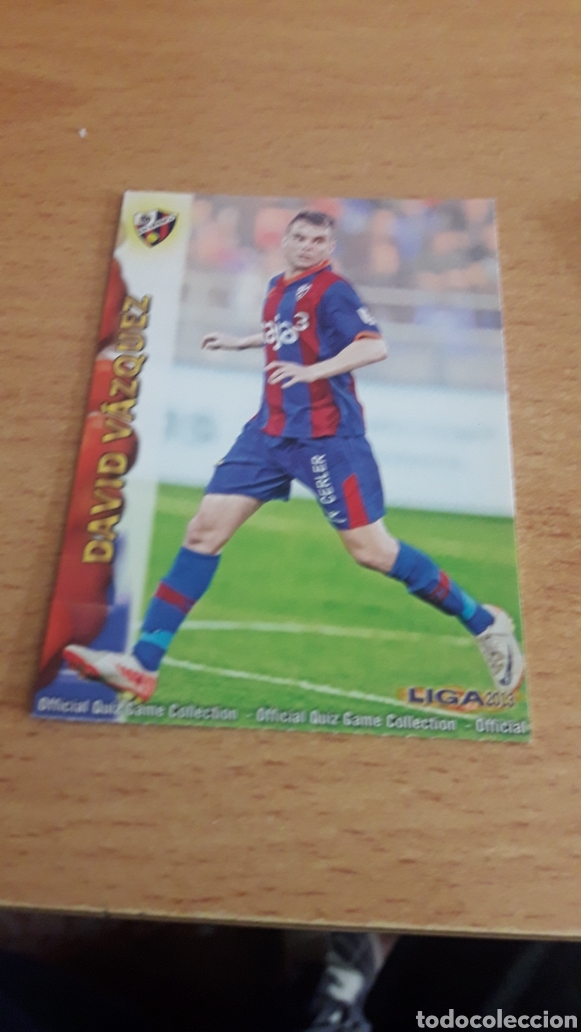 Fu&szlig;ball-Sticker: Mundicromo 2013 1218 David V&aacute;zquez Huesca fichaje +IV