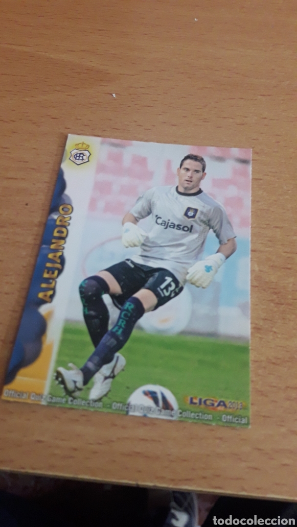 Football Stickers: Mundicromo 2013 1223 Alejandro Recreativo de Huelva fichaje +IV