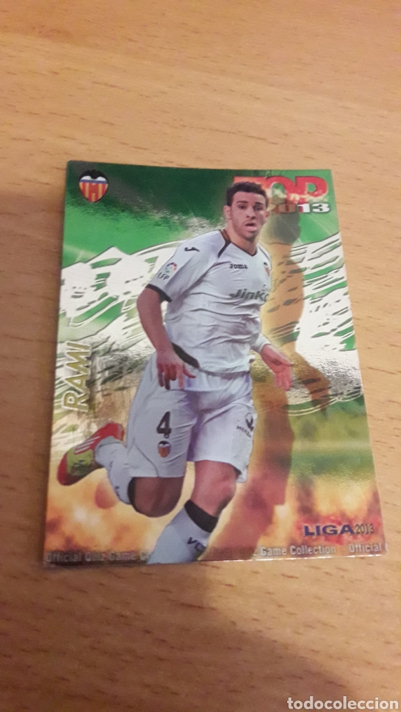Fu&szlig;ball-Sticker: Mundicromo 2013 561 Rami Valencia top fondo verde